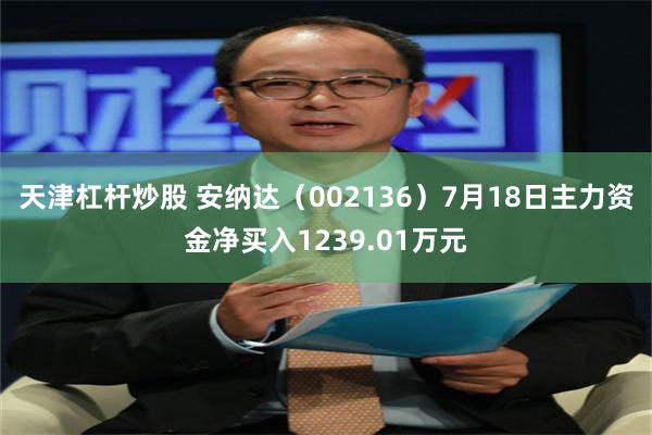 天津杠杆炒股 安纳达（002136）7月18日主力资金净买入1239.01万元