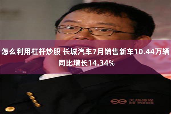 怎么利用杠杆炒股 长城汽车7月销售新车10.44万辆 同比增长14.34%