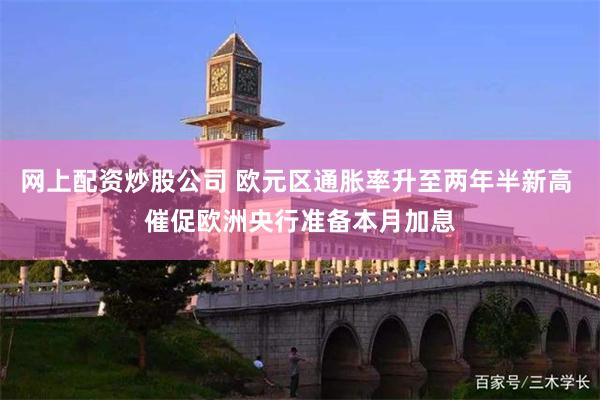 网上配资炒股公司 欧元区通胀率升至两年半新高 催促欧洲央行准备本月加息