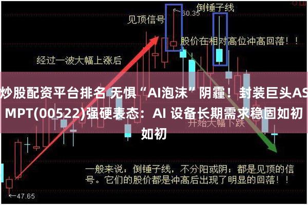 炒股配资平台排名 无惧“AI泡沫”阴霾!封装巨头ASMPT(00522)强硬表态:AI 设备长期需求稳固如初